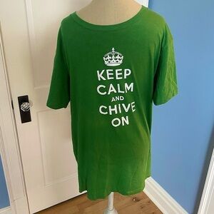 The Chive Tees Keep Calm and Chive On T-Shirt